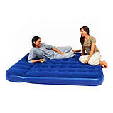 Матрац Bestway 67226 двомісний 203х152х22см з вбудованим ножним насосом, фото 3