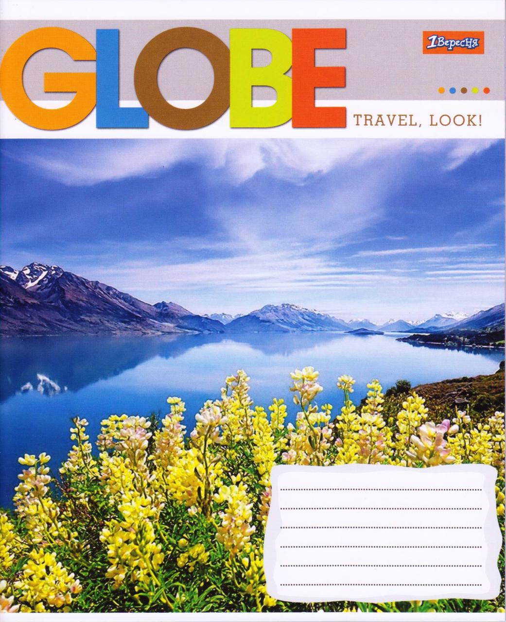 Зошит шкільний 96 арк. клітинка "Globe" 760176