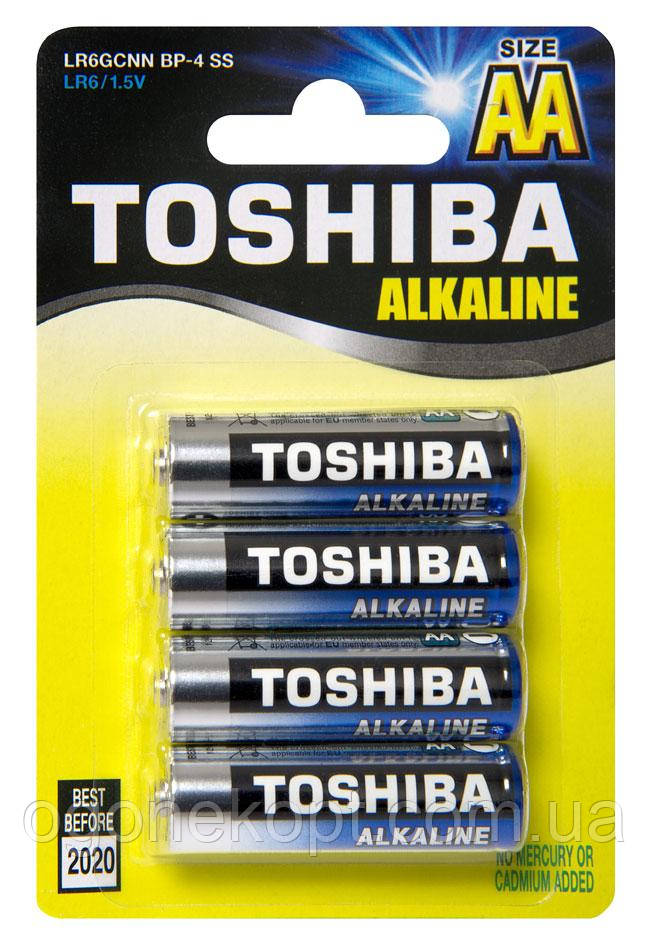 Батарейки Toshiba — Alkaline Blue Line ААА LR03 1.5V 4/48/192шт