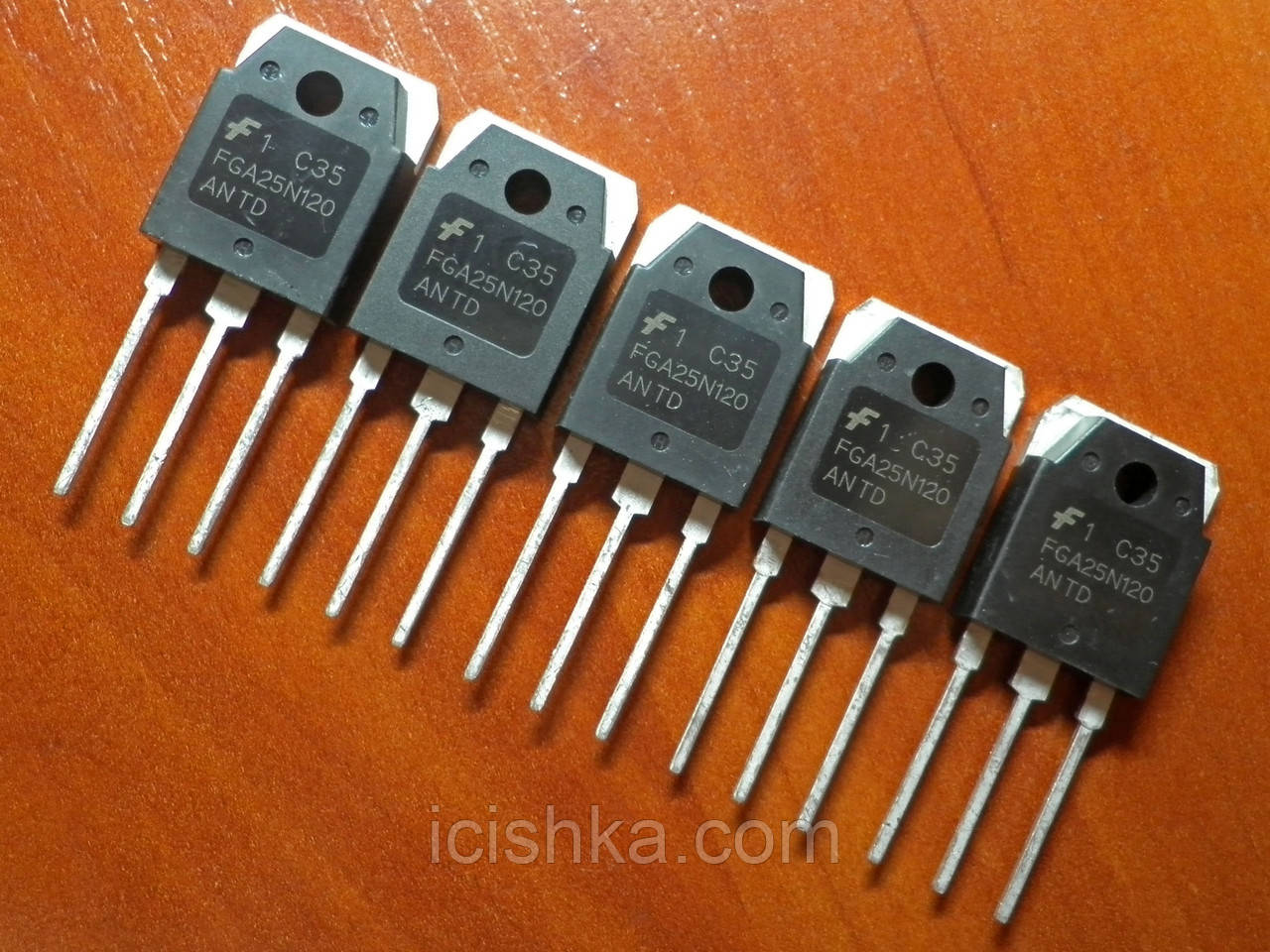 FGA25N120ANTD / 25N120 TO-3P - 1200V 25A NPT IGBT транзистор (ref.) - фото 2 - id-p363522663