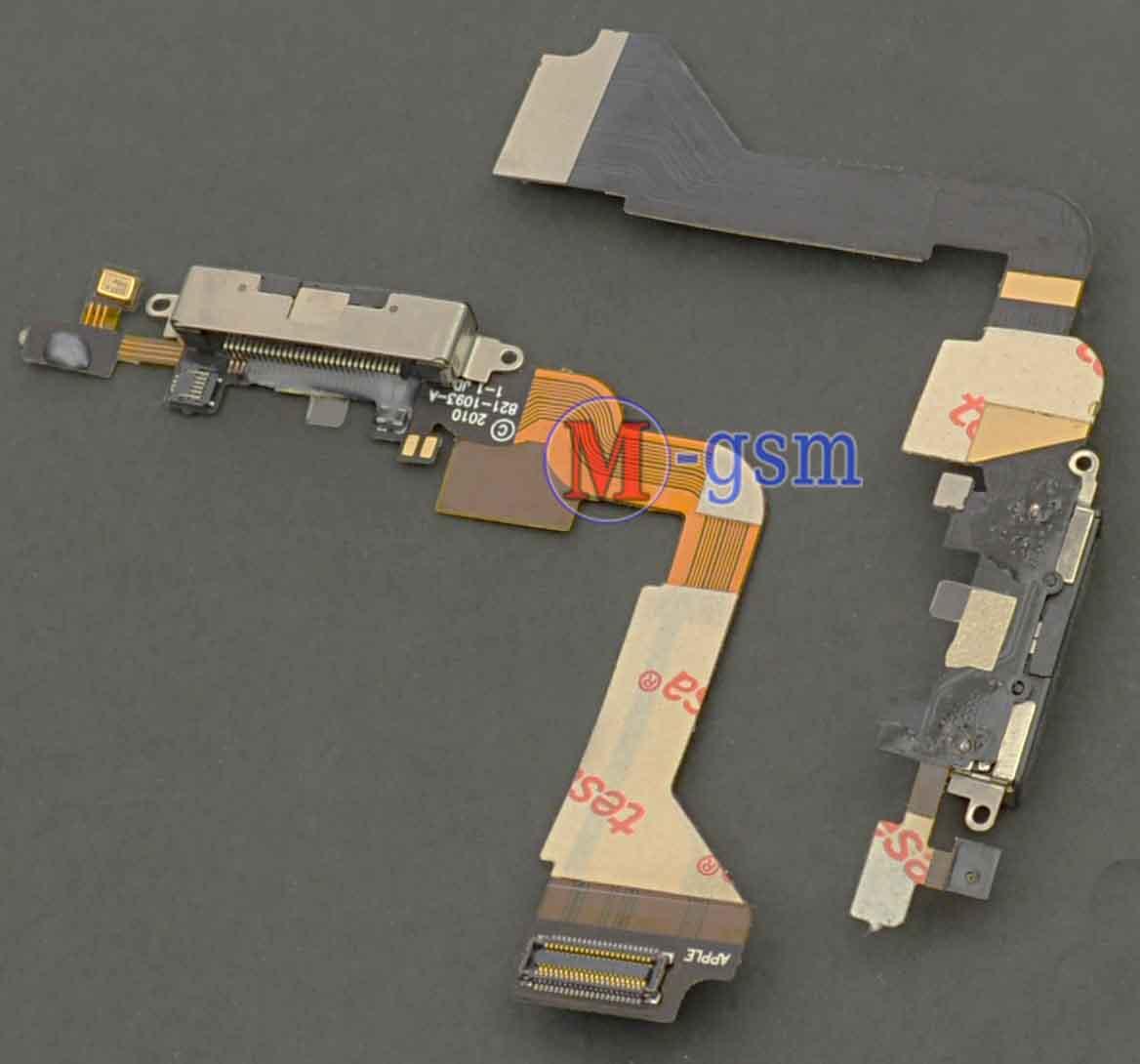 Шлейф iPhone 4 з роз'ємом заряджання