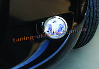 Накладки на противотуманки низ Omsa на Fiat Qubo 2008