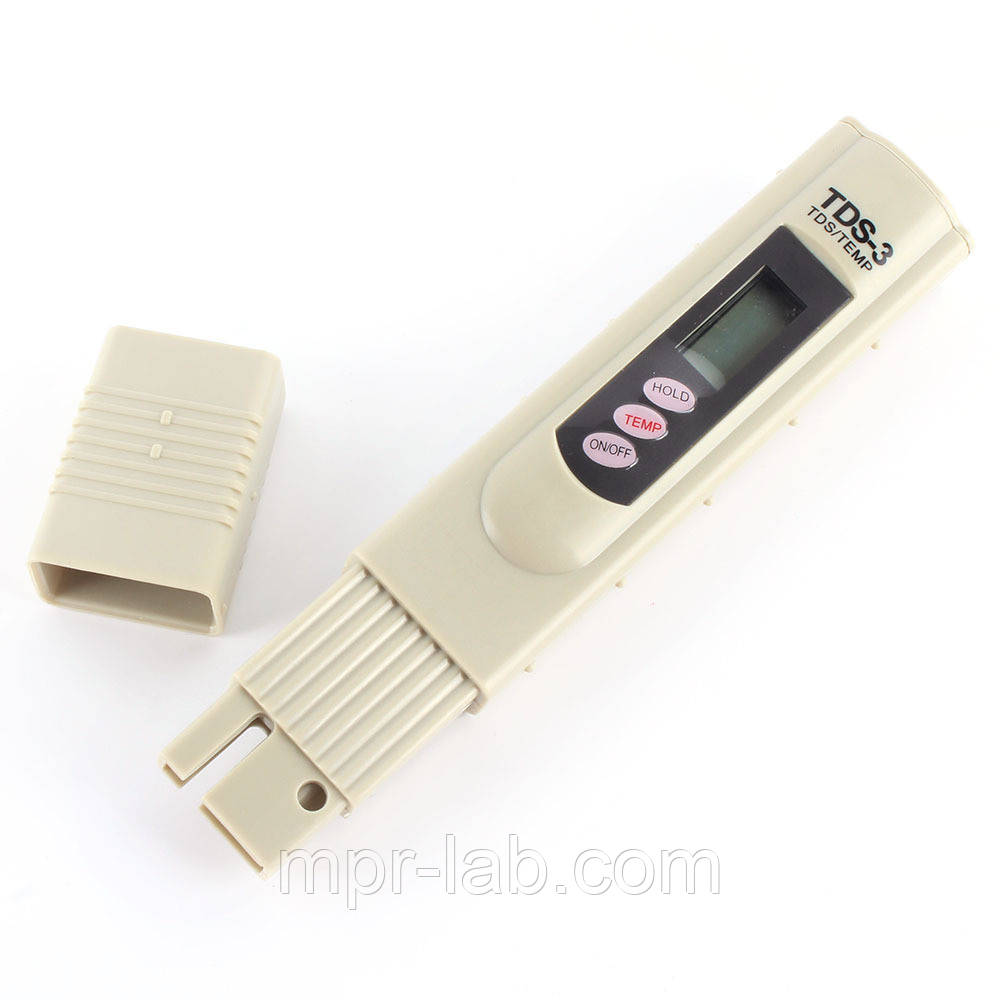 Портативний солемір TDS-3  0-9990ppm, визначник якості води