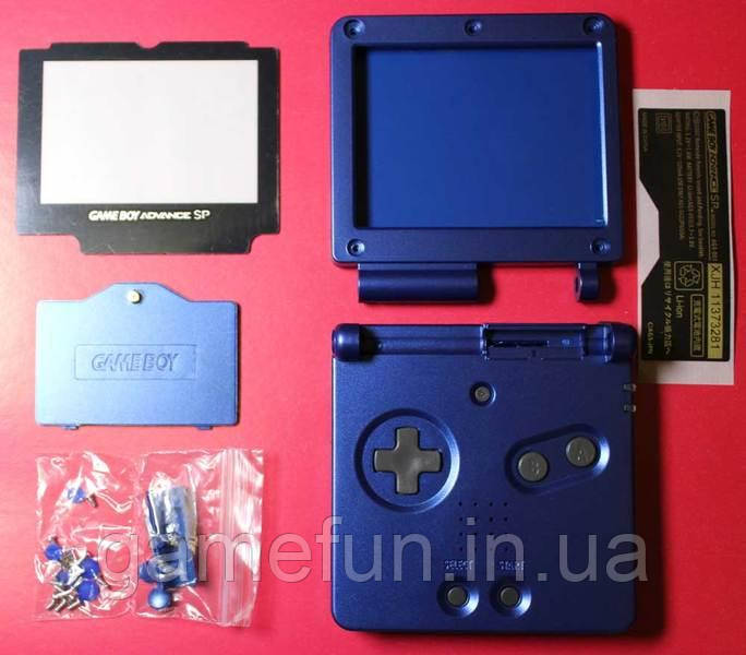 Корпус Game Boy Advanc SP (Premium) (Синій), фото 1
