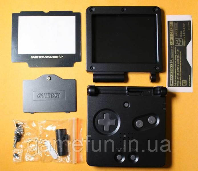 Корпус Game Boy Advanc SP (Premium) (Черний), фото 1