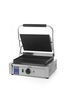 Гриль-прес одинарний рифлений притискний 45х30х22 см. Hendi