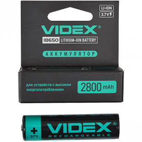 Акумулятор Videx 18650 P 2800 mAh Li-Ion із захистом