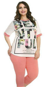 Жіноча футболка та бриджі для літа