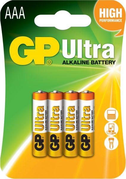 Батарейка GP AAA (LR03) Ultra Alcaline 1.5 V 4шт