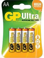 Батарейки GP AA (LR6) Ultra Alcaline 1.5V 4шт