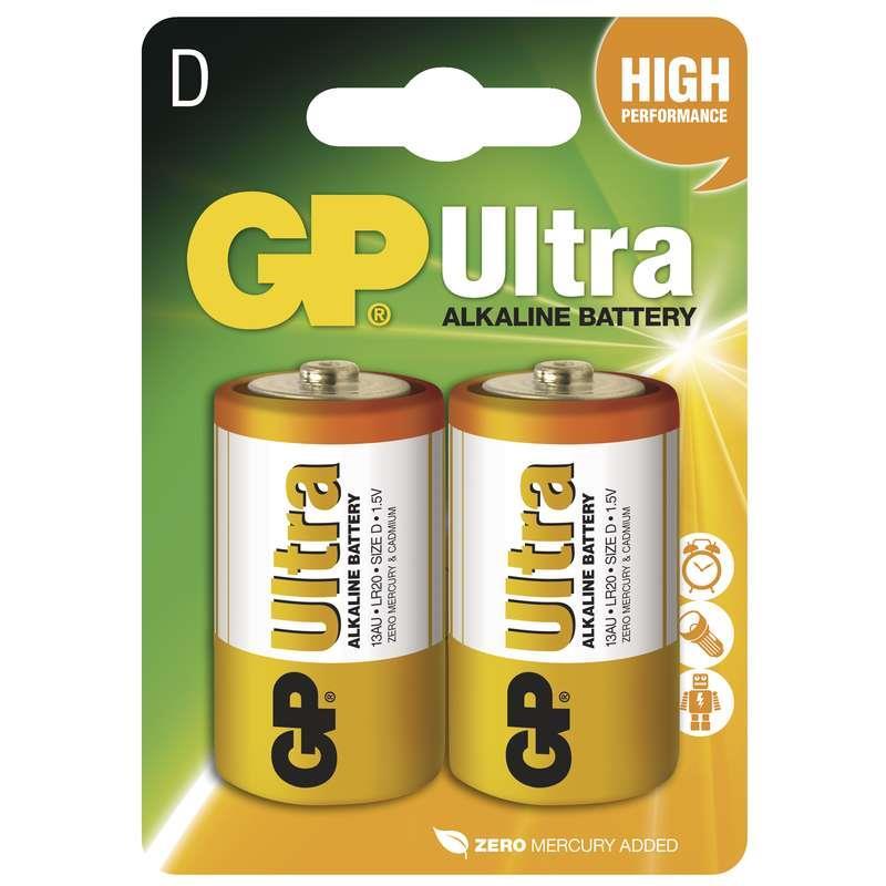 Батарейки GP D (LR20) Ultra Alcaline 1.5V 2шт