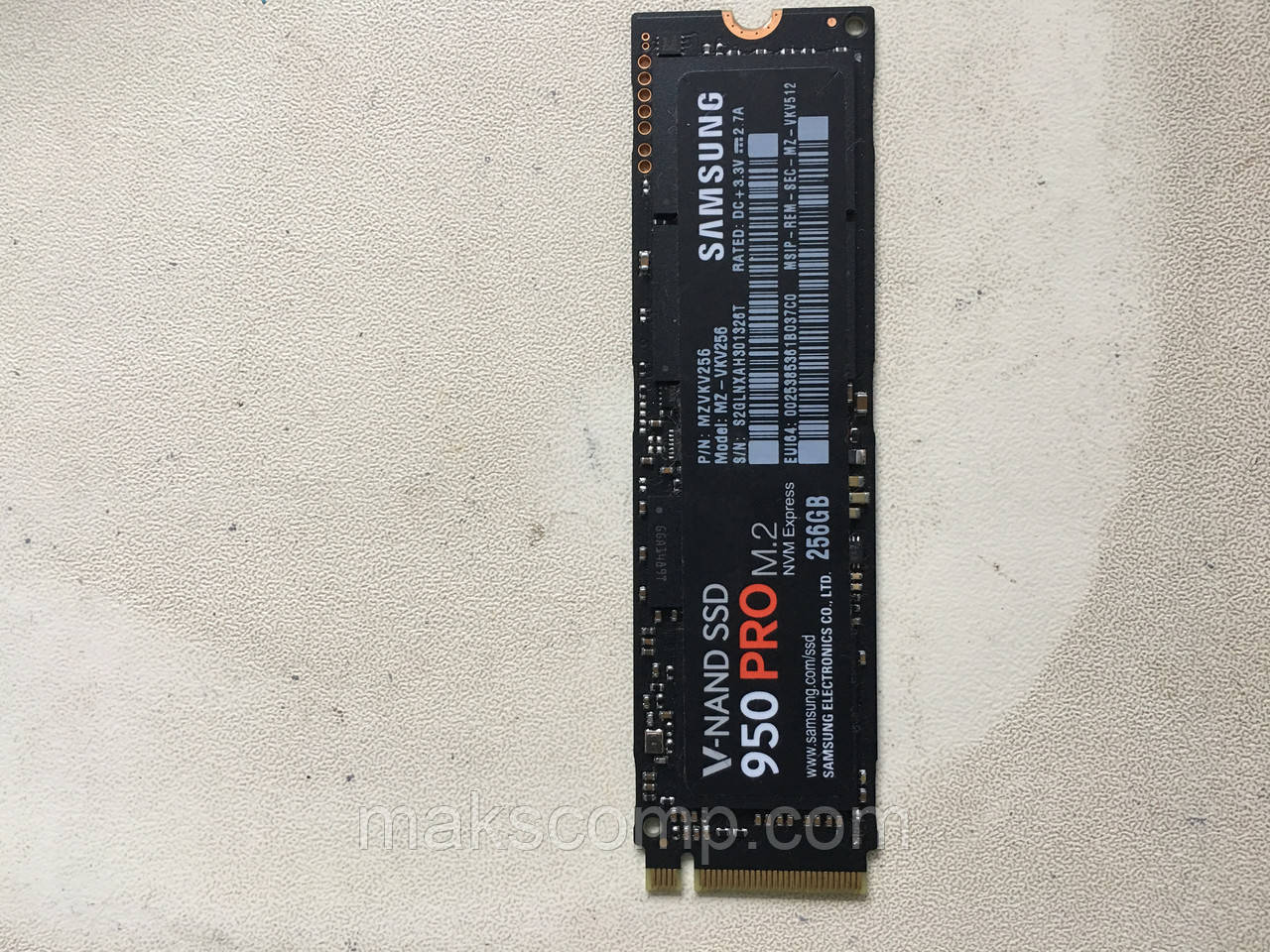 SSD Samsung 950PRO 256Gb m.2 NVMe PCIe (MZVPV256HDGL)