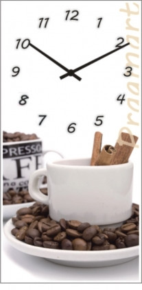 Годинники настінні із символікою, логотипом на замовлення Glass прямокутні (225x450 мм) [Скло, Відкриті]