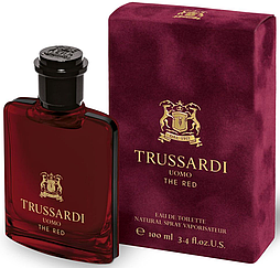 TRUSSARDI UOMO THE RED EDT 100 ml туалетна вода чоловіча (оригінал оригінал Італія)