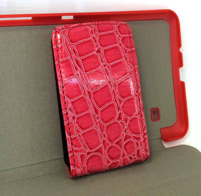 Чохол для Nokia Asha 501 книжка протиударний рожевий