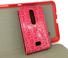 Чохол для Nokia Asha 501 книжка протиударний рожевий, фото 2