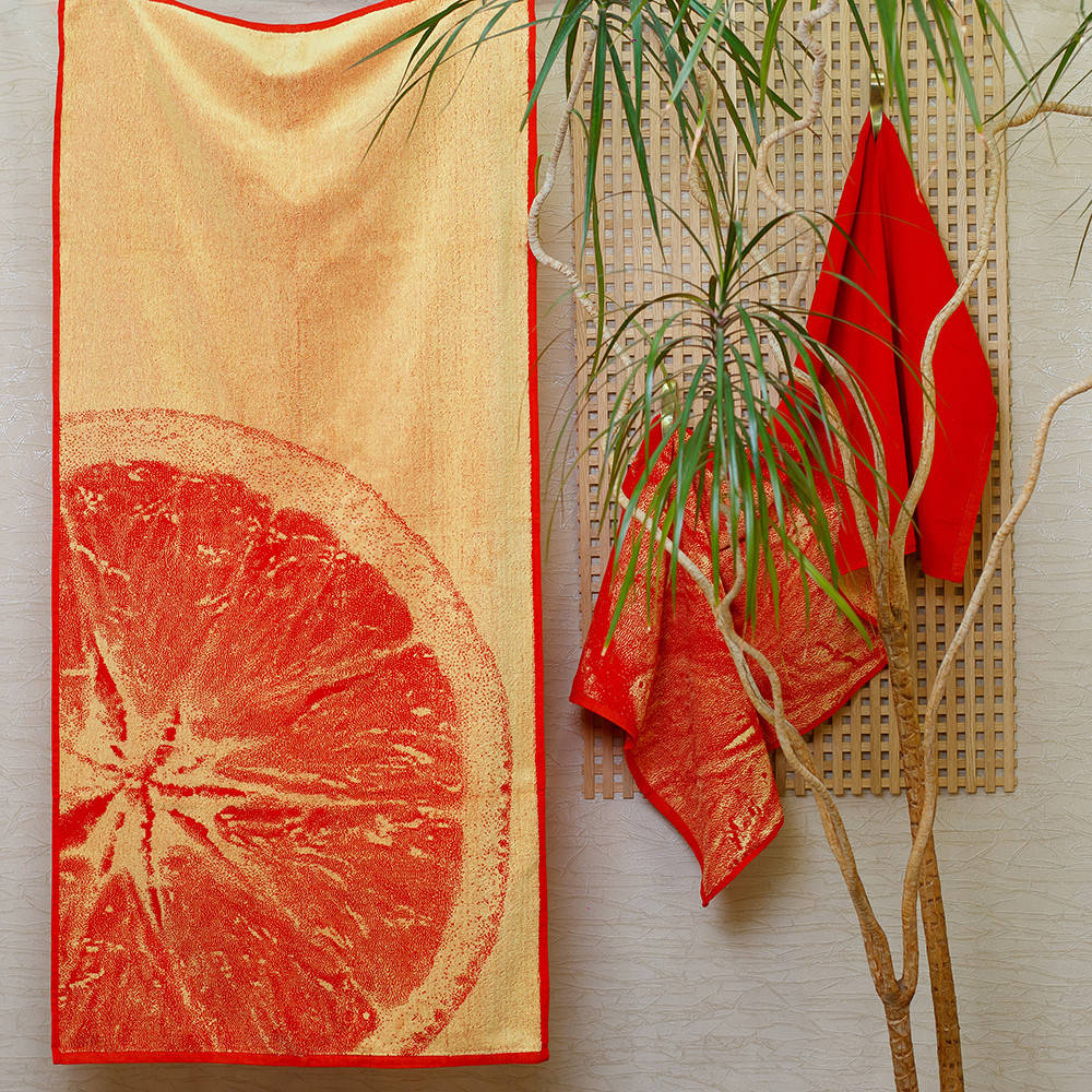 

Махровое полотенце Речицкий текстиль Цитрус 67х150 см