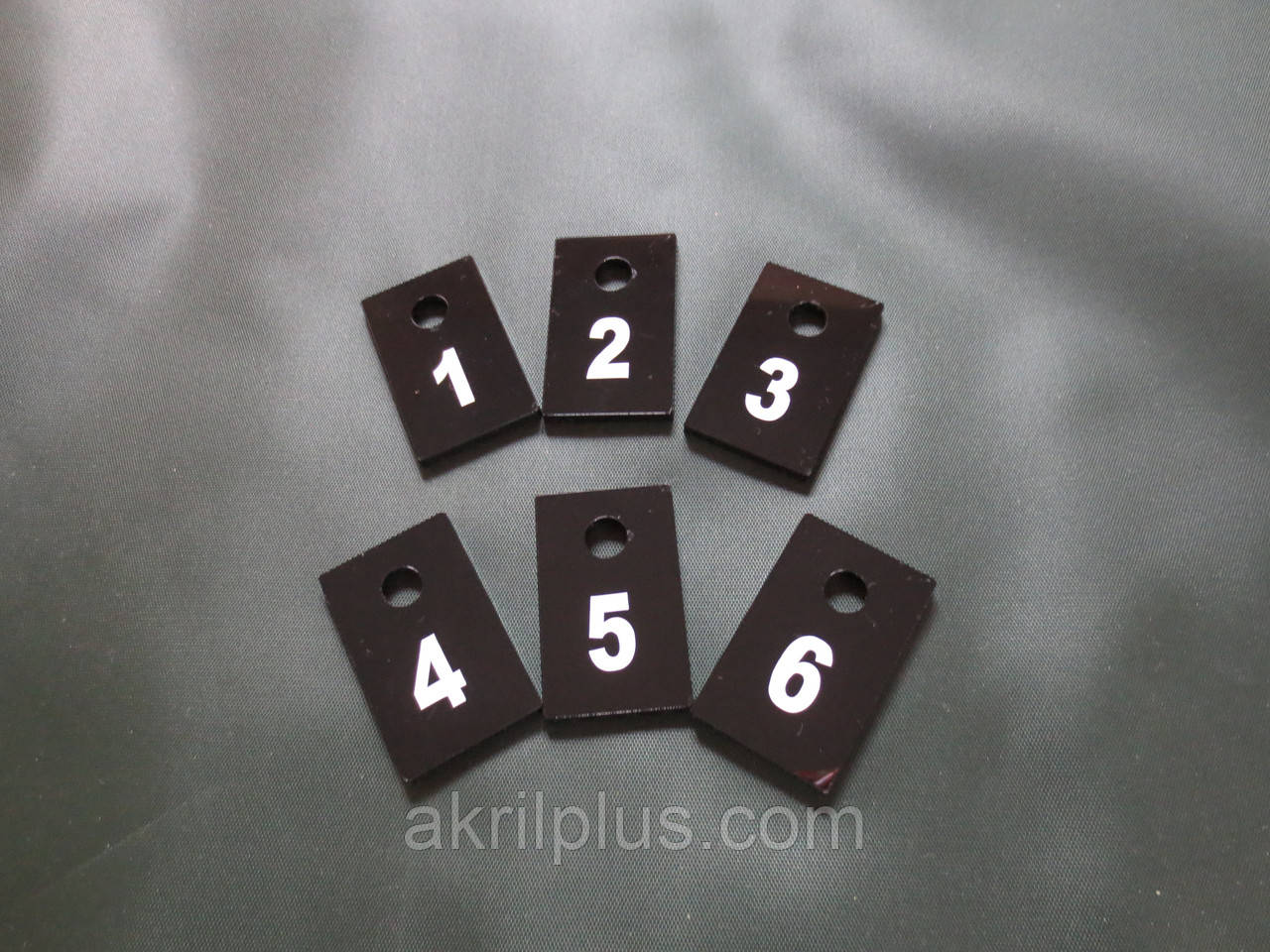 Номерки для ключів 25*40 мм