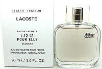 Lacoste Eau De L.12.12 Pour Elle Elegant туалетная вода 90 ml. (Тестер Лакост Еау Де Л. 12.12 Пур Ель Елегант), фото 2