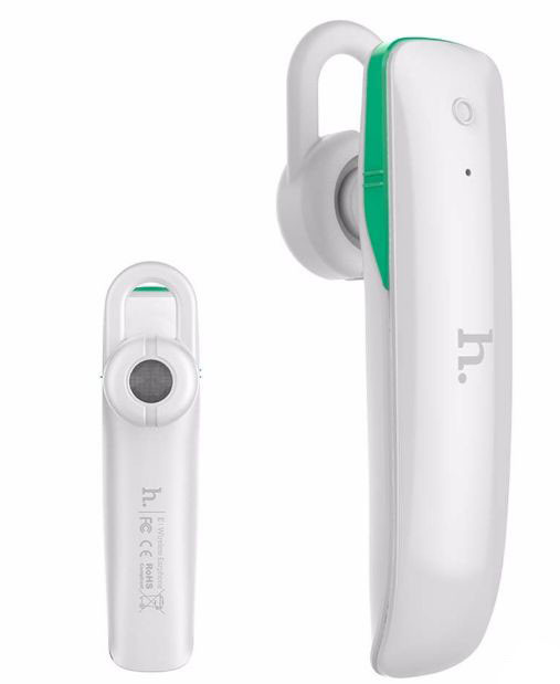 Блютус гарнітура Hoco E1 bluetooth 4.1 моно БІЛА SKU0000733