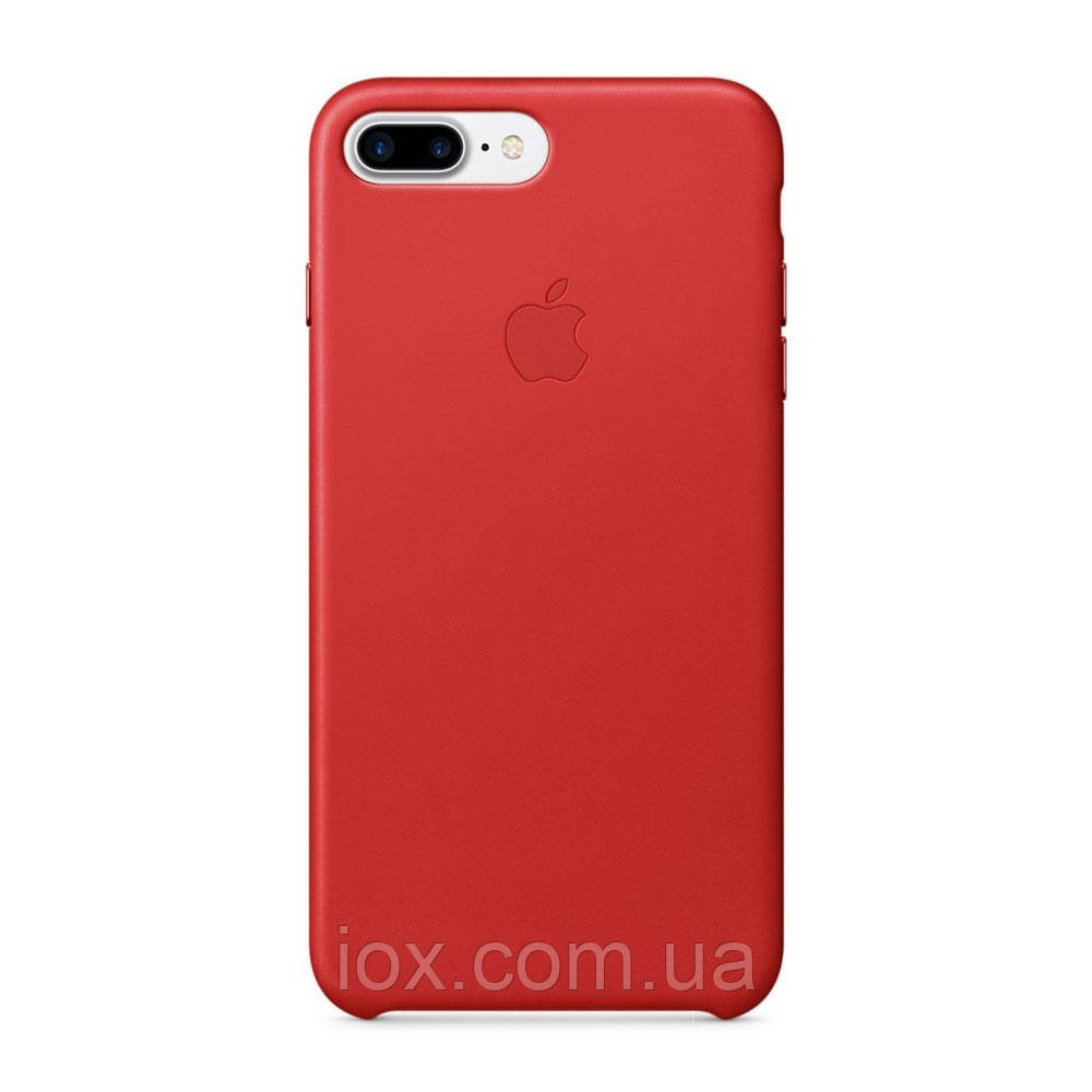 Оригінальний червоний шкіряний чохол для Iphone 7 Plus