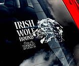 Ірландський вовкодав стикер, фото 2