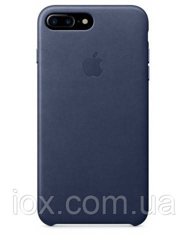 Оригінальний синій шкіряний чохол для Iphone 7 Plus