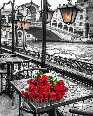 Акційна Картина за номерами Babylon Біля мосту ріальто (VP694) 40 х 50 см, фото 1