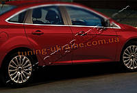 Нижні молдинги стекол Omsa на Ford Focus 2011-2014 wagon