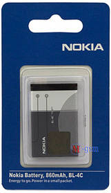 Акумулятор BL-4C для Nokia 1280, 3110c, X2, 5130 (860 mA/год) ААА клас