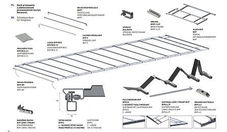 Зсувний дах BVP (10990-11559), фото 2