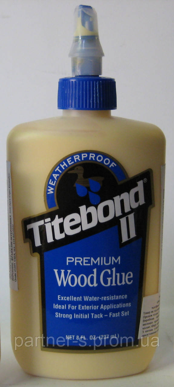 Професійний столярний клей D3 Titebond II Premium (США) (237 мл)