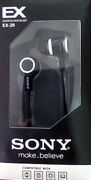  Наушники Sony EX 20