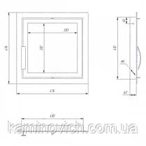 Каминні дверцята SVT 501, фото 2