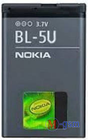 Акумулятор Nokia BL-5U для Nokia 3120 classic, 5250, 5330 (800 mA/год) ААА клас