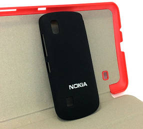 Чохол для Nokia Asha 300 накладка на бампер протиударний чорний
