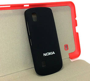 Чохол для Nokia Asha 300 накладка на бампер протиударний чорний, фото 1