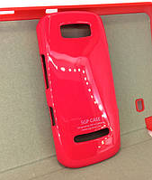 Чехол для Nokia Asha 305 накладка бампер противоударный SgP Case красный
