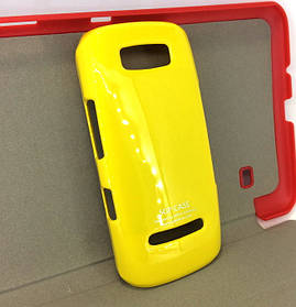 Чохол для Nokia Asha 305 накладка на бампер протиударний SgP Case жовтий