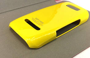 Чохол для Nokia Asha 305 накладка на бампер протиударний SgP Case жовтий, фото 3