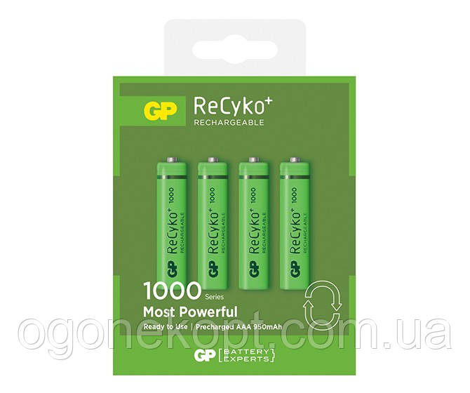 Акумуляторна батарейка GP ReCyko+ 100AAAHCE-U4, 1.2V