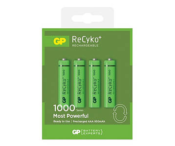 Акумуляторна батарейка GP ReCyko+ 100AAAHCE-U4, 1.2V, фото 2