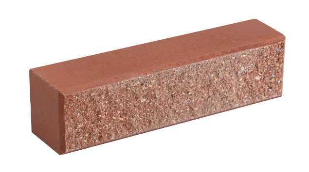 Кирпич облицовочный LAND BRICK колотый красный 250х60х65 мм