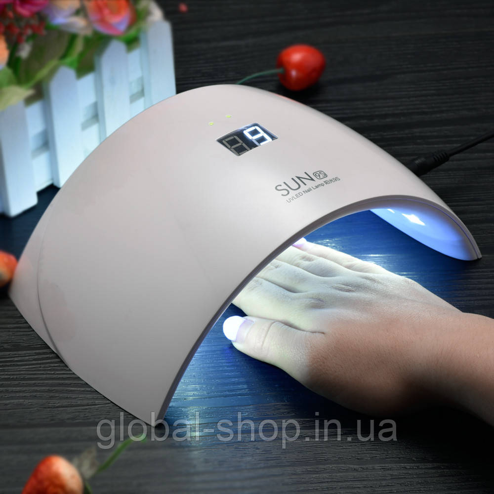 UV LED лампа Sun9S 24 Вт для гелю та гель-лаку (з дисплеєм)