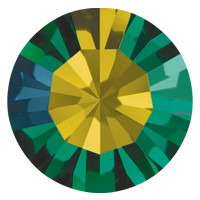 Конусні стрази Preciosa ss4.5/pp10(1.60 - 1.70 мм) Emerald AB, фото 1