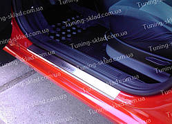 Накладки на пороги Fiat Grande Punto Evo (накладки порог Фіат Гранде Пунто Ево)