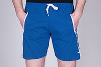 Чоловічі трикотажні шорти NIKE синього кольору