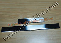 Накладки на дверні пороги Omsa на Honda Civic 8 2005-2011 седан