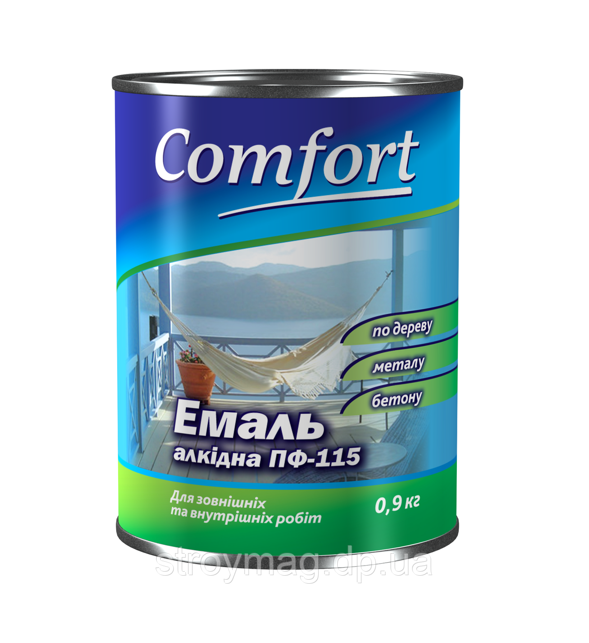 Емаль алкідна Comfort ПФ-115 (червоно-коричнева) 2,8 кг - фото 1 - id-p541084404