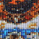 Алмазна вишивка "Кава з корицею" 25х20 см, квадратні стрази, повна викладка, фото 5